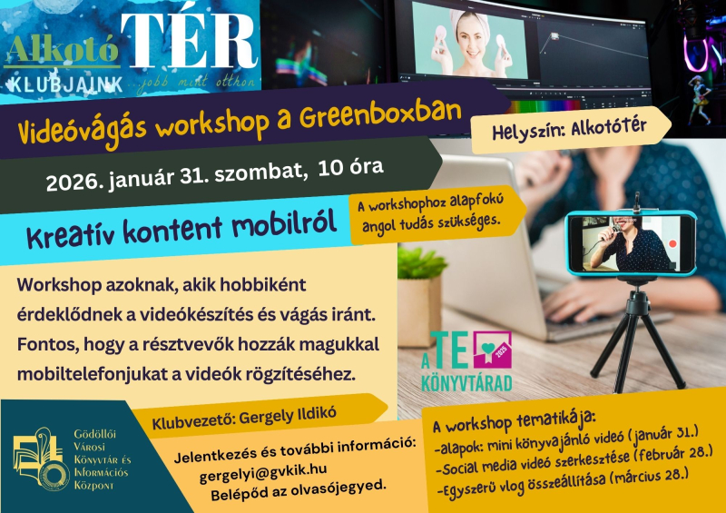 Videóvágás Workshop
