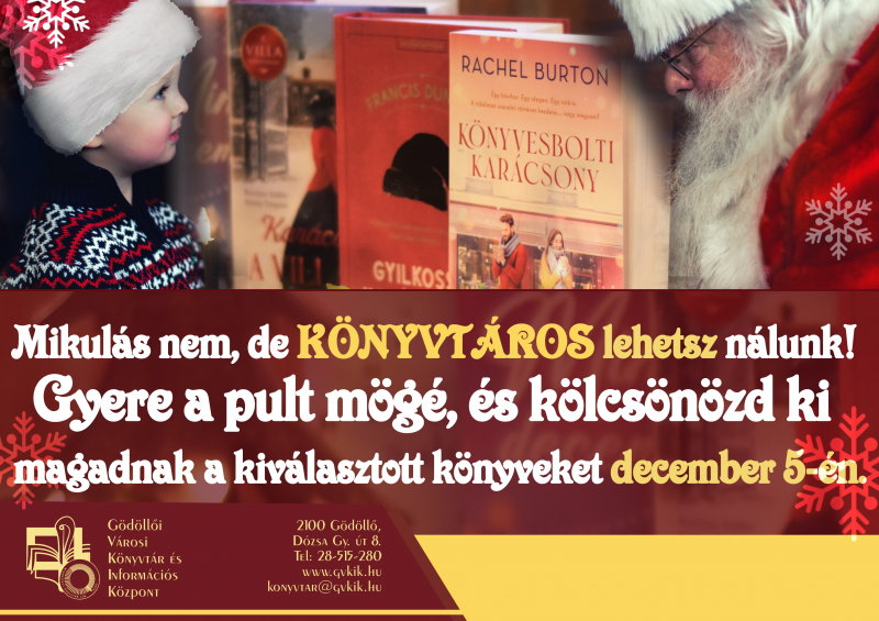 Könyvtáros lehetsz egy napra!