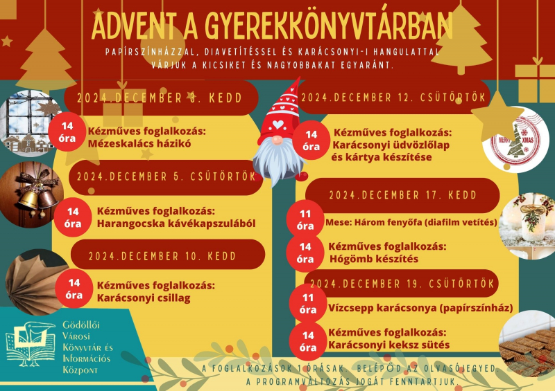 Advent a gyerekkönyvtárban