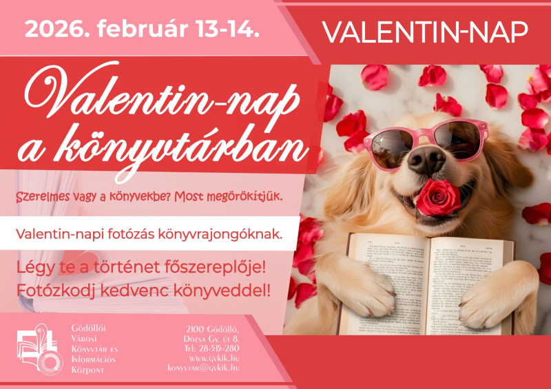 Valentin-nap a könyvtárban