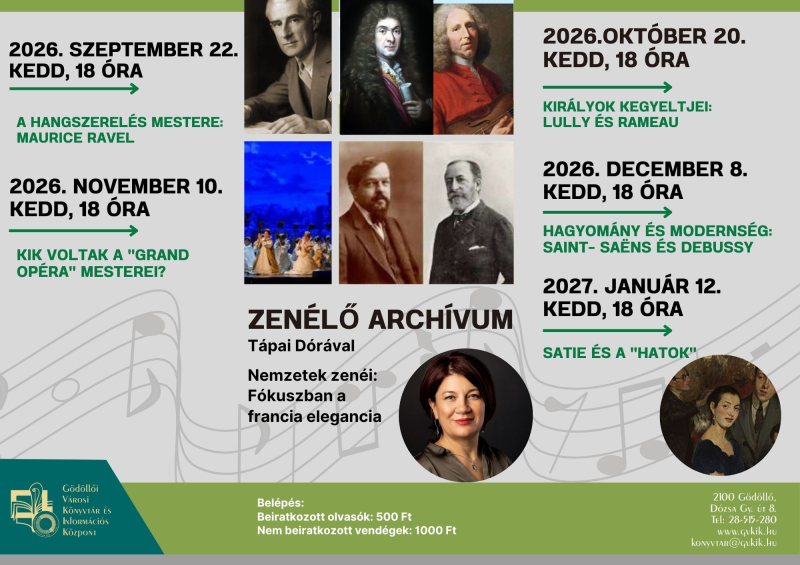 Zenélő Archívum Tápai Dórával