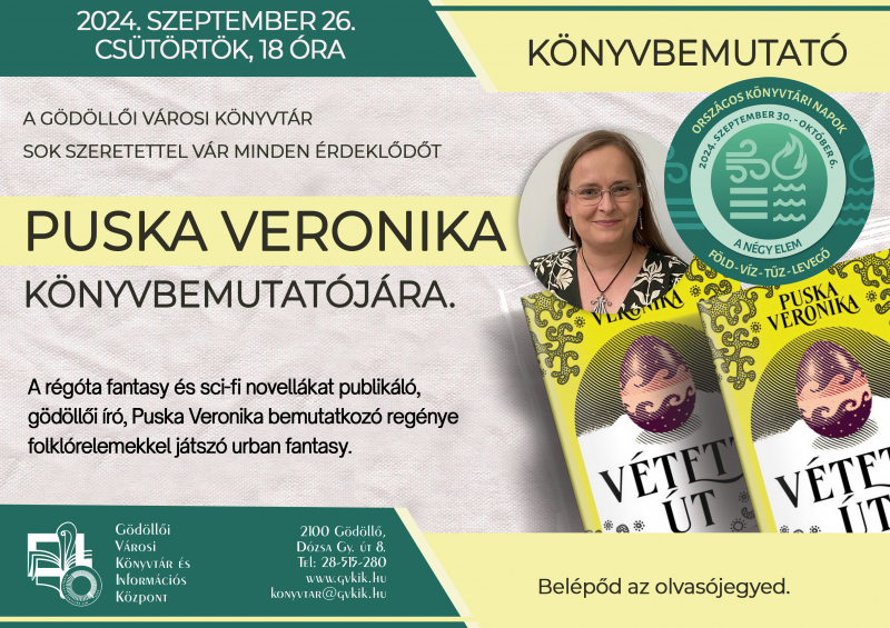 OKN - Puska Veronika Könyvbemutató