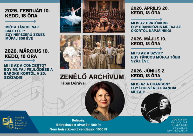 Zenélő Archívum Tápai Dórával