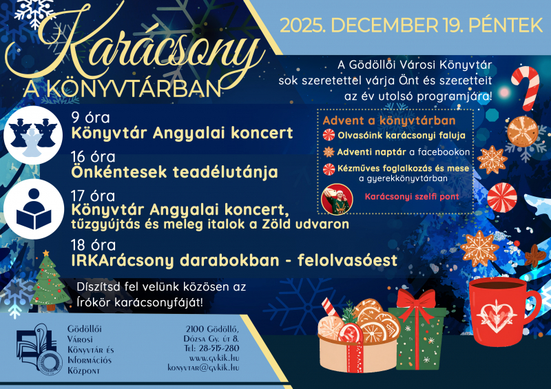 Karácsony a könyvtárban